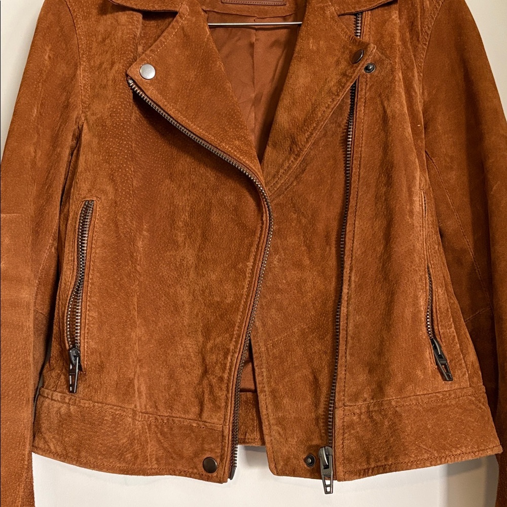 Blank nyc suede moto jacket sz M - Picture 3 of 5